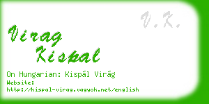 virag kispal business card